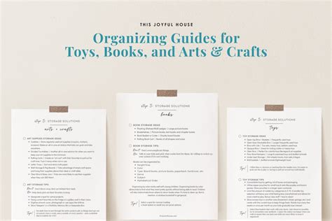 Organizing Guide for Kids Digital Download - Etsy