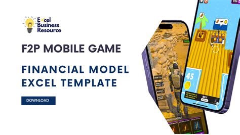 F2P Mobile Game Development Financial Model Template - Eloquens