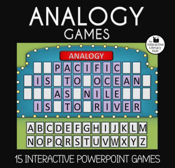 Analogy Games - PowerPoint Games - Examples of Analogies in Sentences