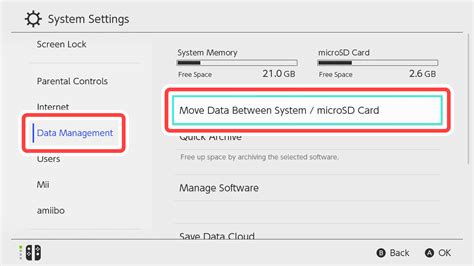 Data management | Nintendo Switch Support | Nintendo