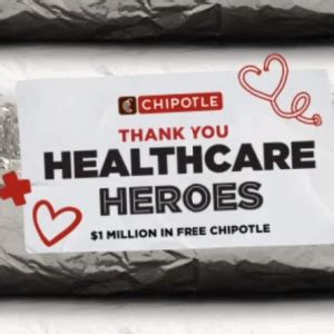 *Expired* 🩺Sweeps Chipotle Healthcare Heroes (ends 5/12) - Freebies 4 Mom
