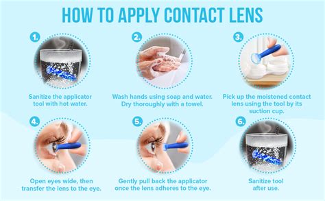 Amazon.com: JJ CARE Contact Lens Applicator - Bundle Pack, Contact Lens ...