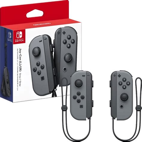 Joy-Con (L/R) Wireless Controllers (Gray) – Nintendo Switch - Video ...