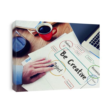 Inspiration Creative Ideas Brainstorming Concept Canvas Print | CanvasWorld