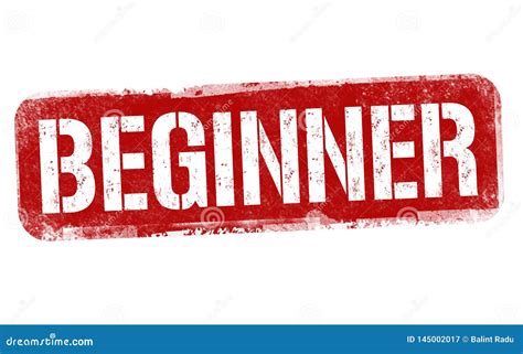 Beginner sign or stamp stock vector. Illustration of recruit - 145002017