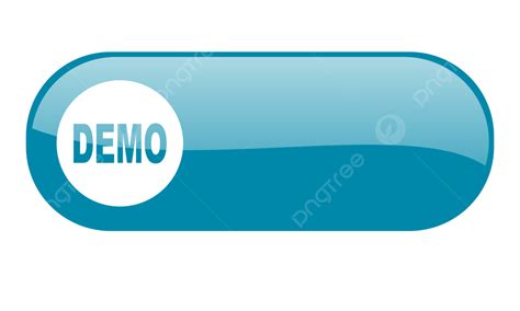Demo Blue Web Glossy Icon Pushbutton, Glossy, Computer, Long PNG ...