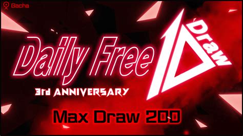 Gacha: 3rd Anniversary!Daily Free Draw 10 | MAGICAMI Wiki | Fandom