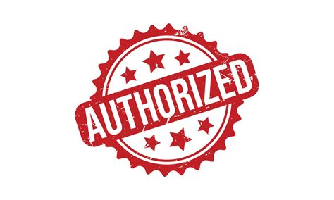 Authorized Rubber Stamp. Red Authorized Rubber Grunge Stamp Seal Vector ...