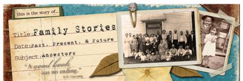 Family Stories: Welcome!