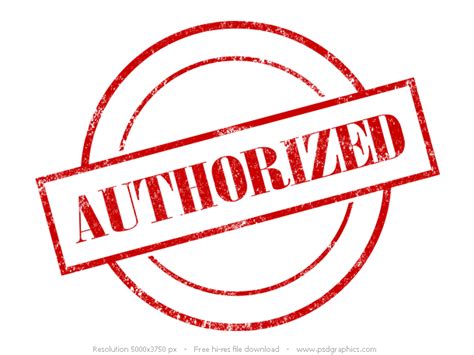 Authorized and certified red stamps | PSDGraphics