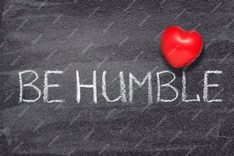 Premium Photo | Be humble heart