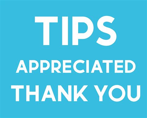 Tips Appreciated - Etsy