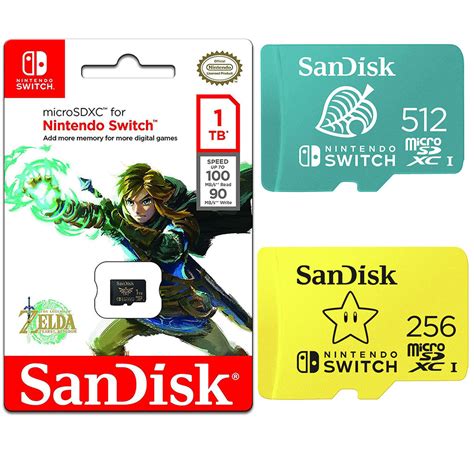 Nintendo Switch micro SD card 1TB/512GB/256GB memory, Video Gaming ...