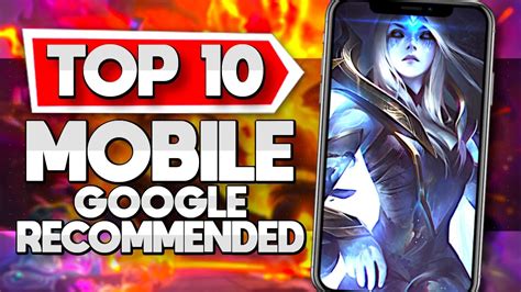 Top 10 Mobile Games Recommended by Google iOS and Android - YouTube