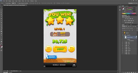 Mobile game design on Behance