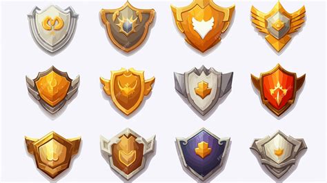 Award Achievement Badges Game Level UI or GUI Interface | Premium AI ...