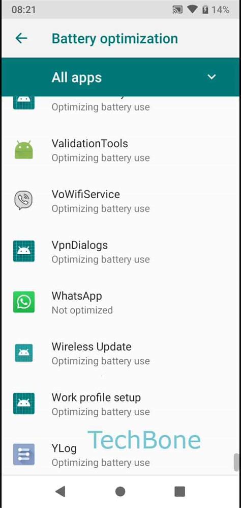 How to Enable or Disable Battery Optimization - Android Manual | TechBone