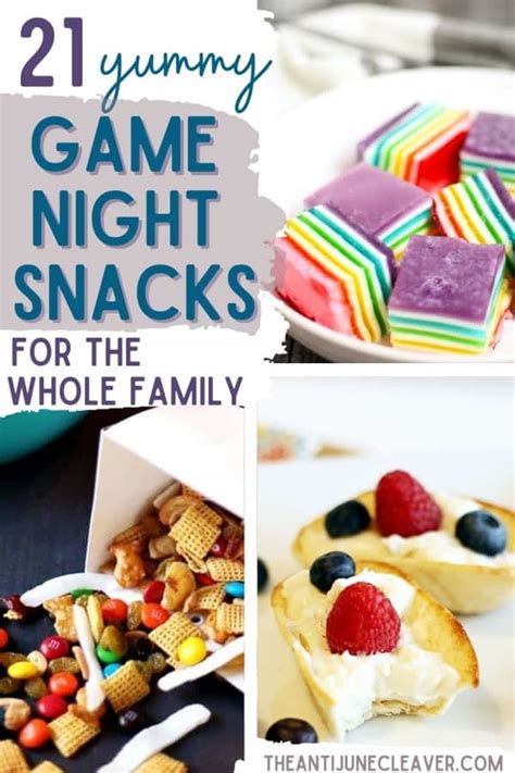 21 Yummy Family Game Night Snack Ideas | The Anti-June Cleaver