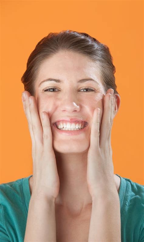 Happy Lady stock photo. Image of face, feel, cute, gorgeous - 18506470