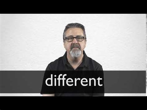 DIFFERENT definition and meaning | Collins English Dictionary