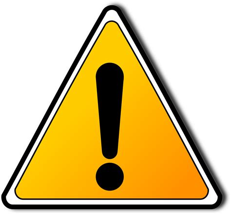Clipart - Warning Sign