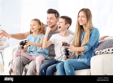 Family Playing Games Together