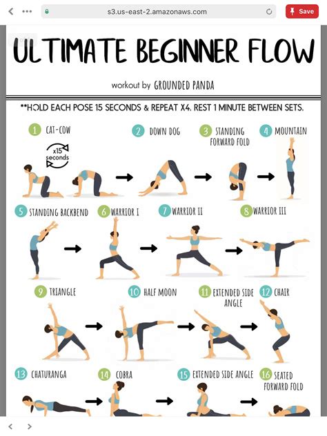 Printable Beginner Yoga Sequence
