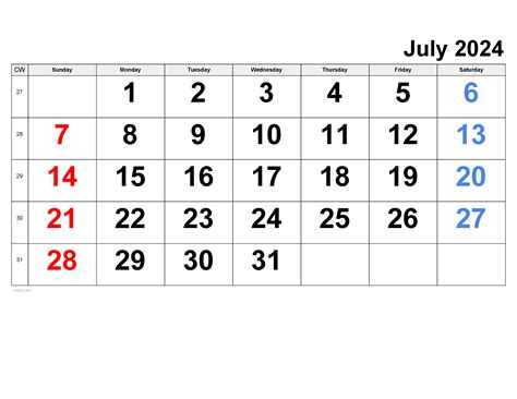 2024 Calendar With Week Numbers Excel Printable Free Download - Devin ...