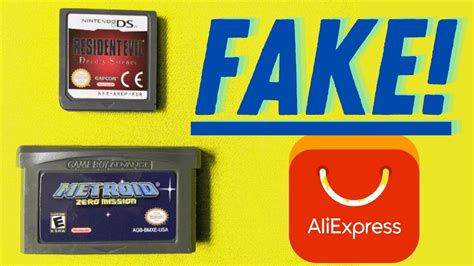 I Bought Fake Nintendo Games - YouTube