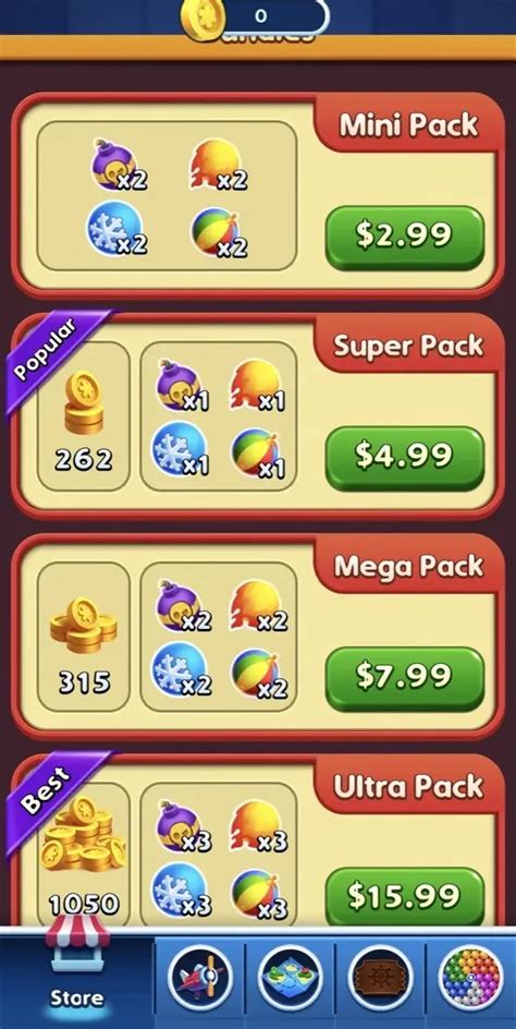 A mobile paywall by Bubble Shooter with Adapty