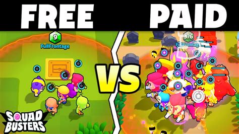 P2P Game Vs F2P Game In Squad Busters! - YouTube