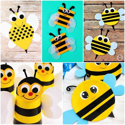 30 Bee Crafts for Kids: Bumble Bee Craft and Art Ideas