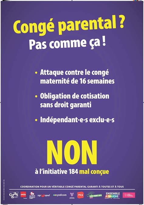 Votations du 18 juin 2023 - NON à l'initiative 184 