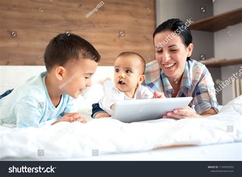 Happy Family Enjoying Their Time Together Stock Photo 1194953953 ...